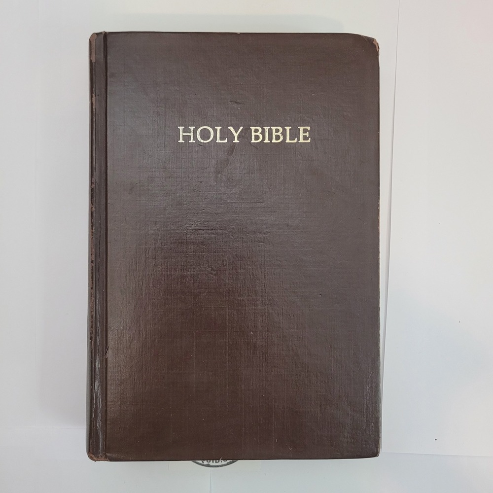 Zondervan Holy Bible NIV 1982 Eighth Printing Brown Hardcover Vintage